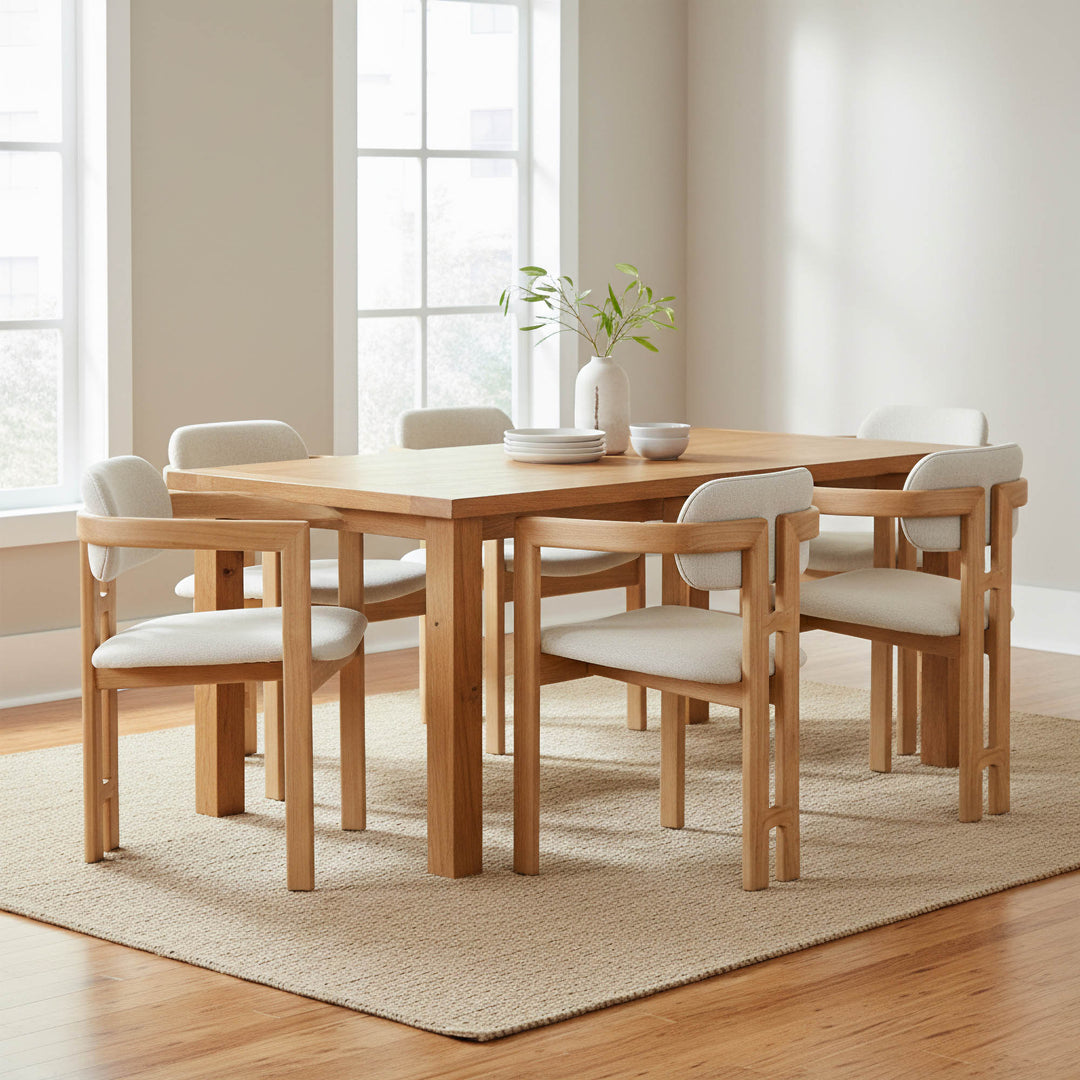 Monterrey Dining Chair - Cream Tweed