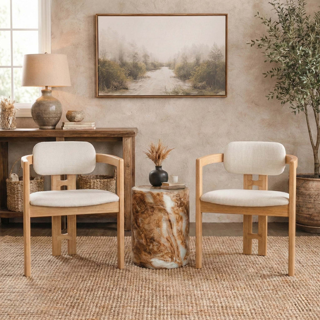Monterrey Dining Chair - Cream Tweed