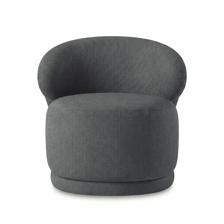 Rollo Club Chair - Twill Charcoal