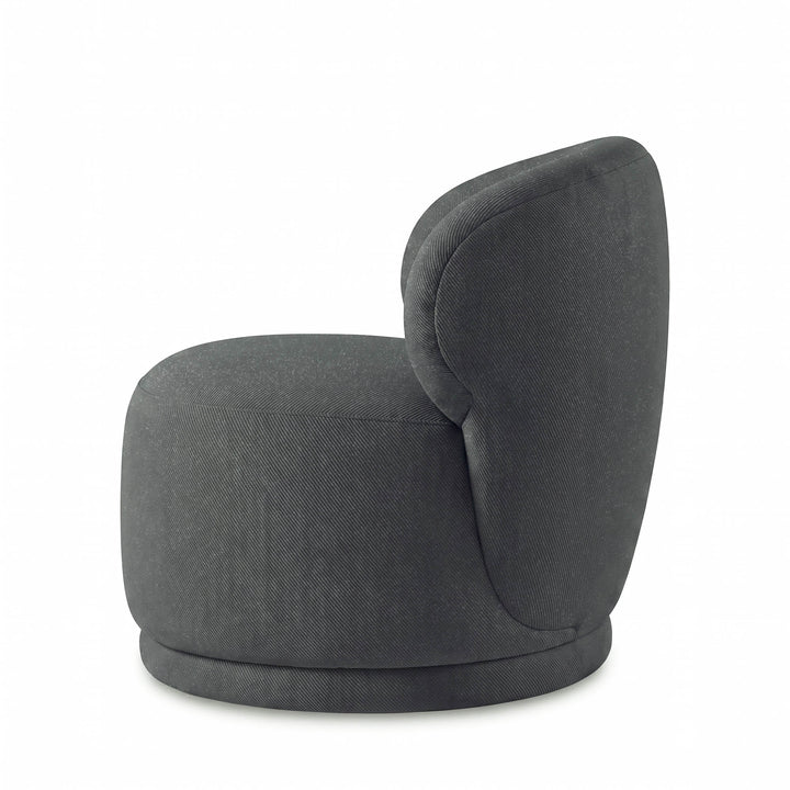 Rollo Club Chair - Twill Charcoal