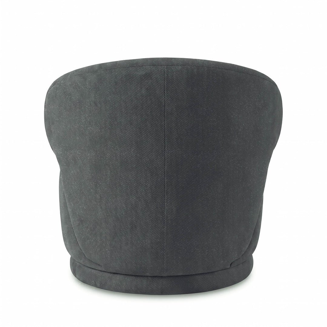 Rollo Club Chair - Twill Charcoal