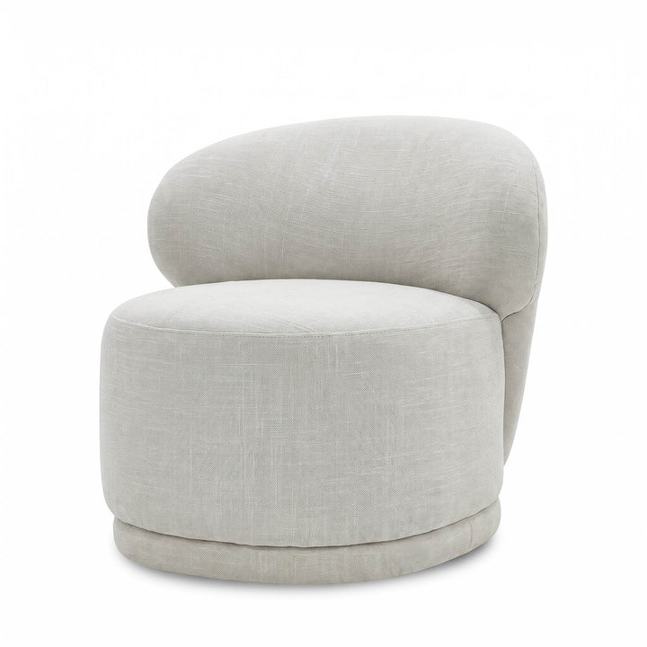 Rollo Club Chair - Twill Ivory