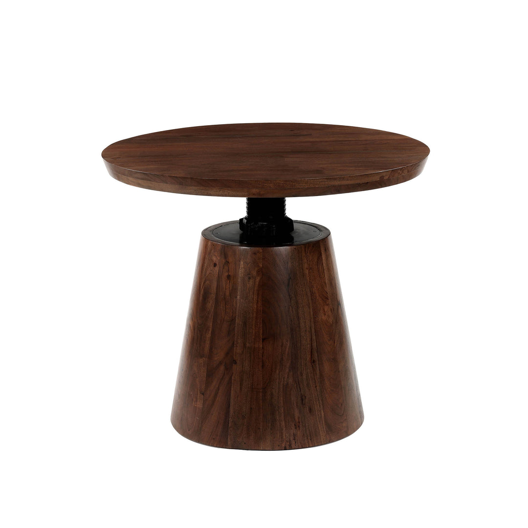 Bronx Crank Bistro Table - Coffee Brown