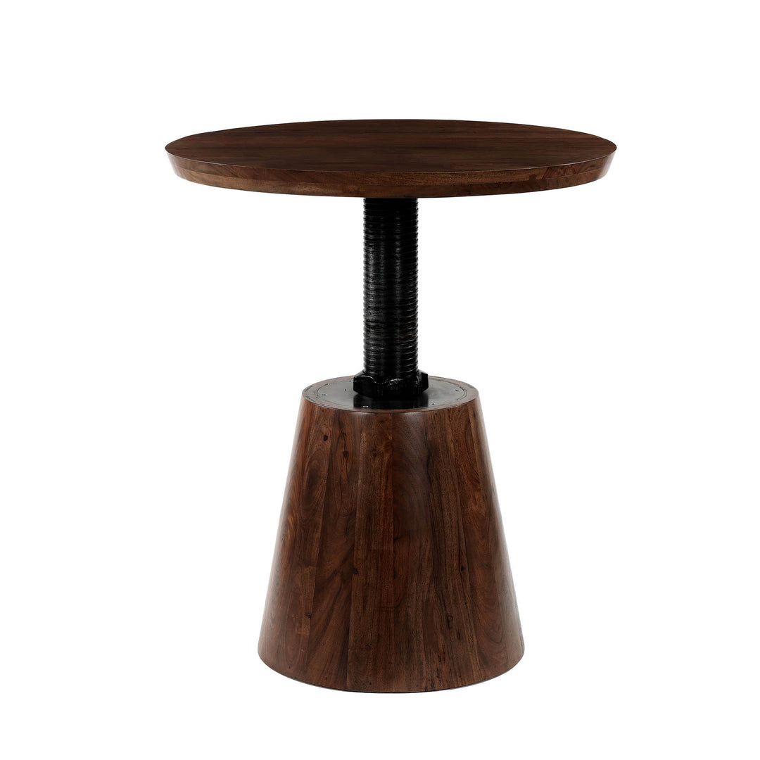 Bronx Crank Bistro Table - Coffee Brown