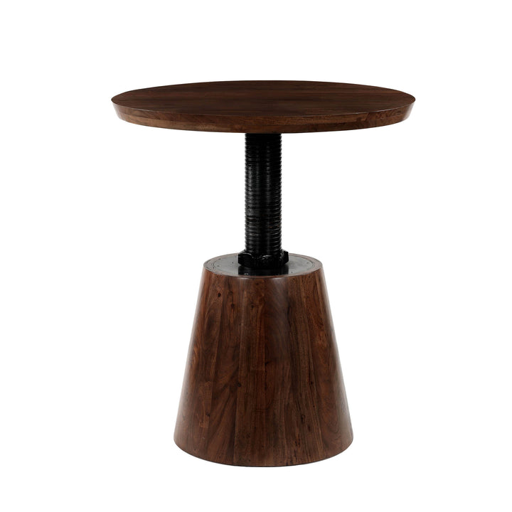 Bronx Crank Bistro Table - Coffee Brown
