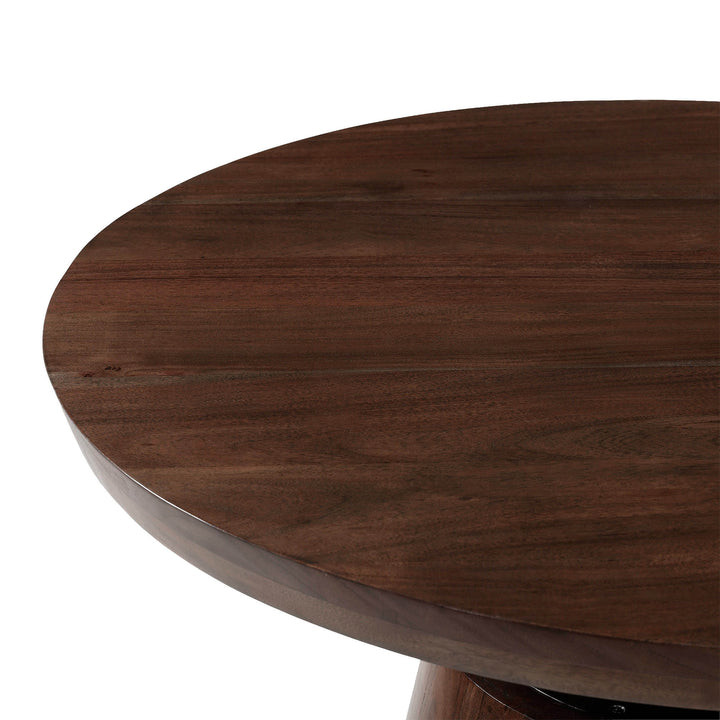 Bronx Crank Bistro Table - Coffee Brown