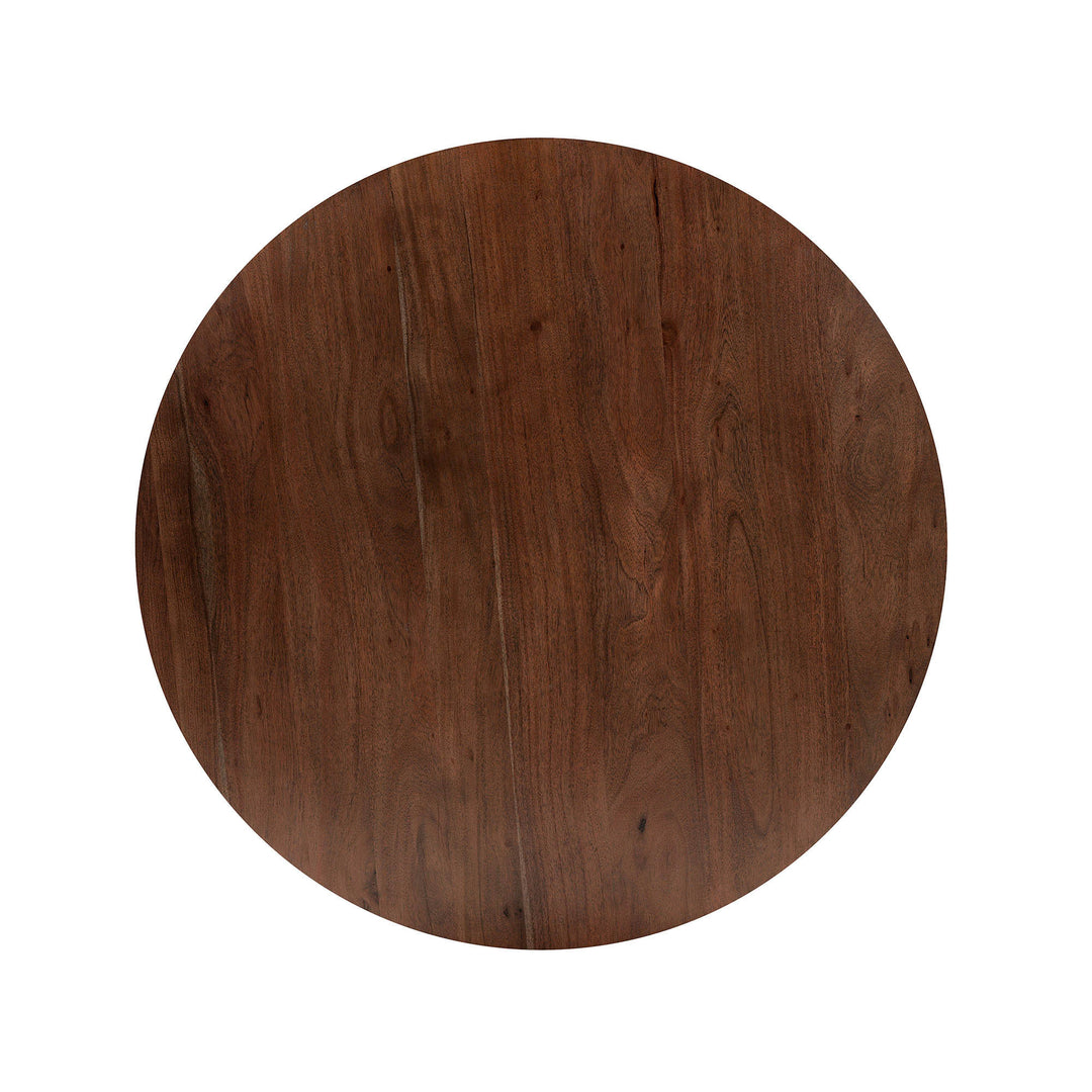 Bronx Crank Dining Table - Coffee Brown