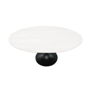 Aspen Oval Dining Table with Metal Base