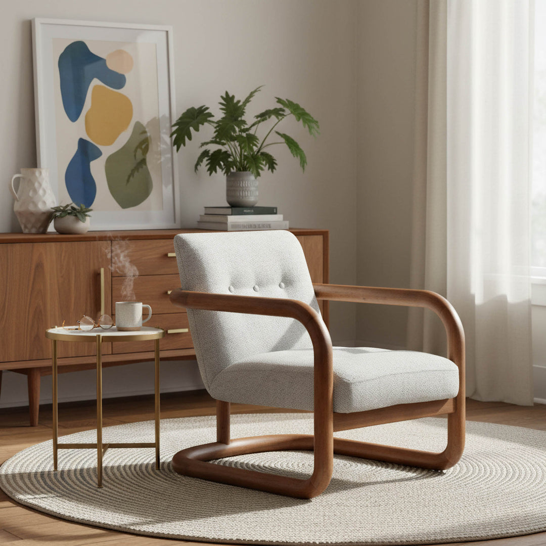 Curbside Club Chair - Ivory