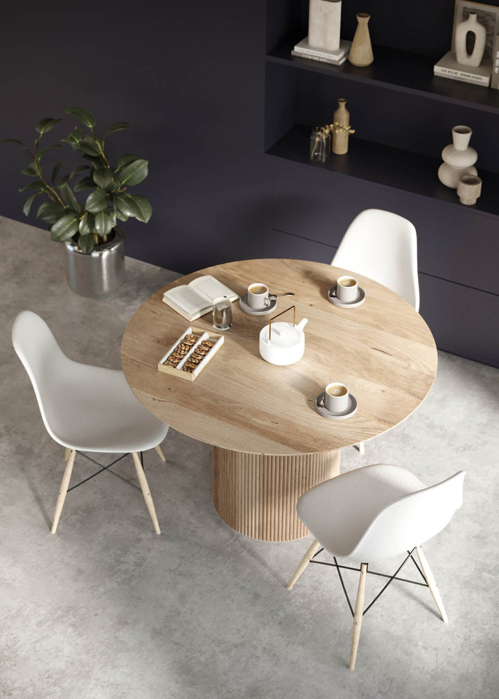 Cylinder Round Dining Table