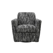 Cooper Swivel Club Chair - Chanel Black