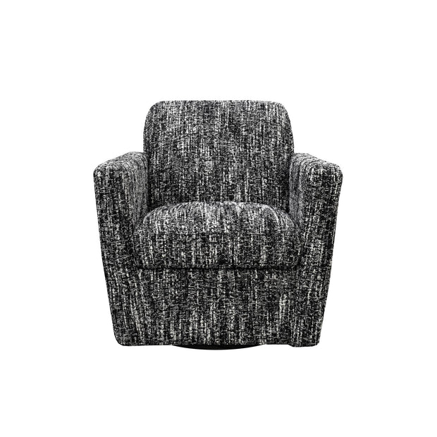 Cooper Swivel Club Chair - Chanel Black