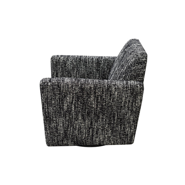 Cooper Swivel Club Chair - Chanel Black