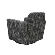 Cooper Swivel Club Chair - Chanel Black