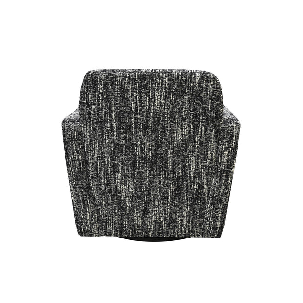 Cooper Swivel Club Chair - Chanel Black