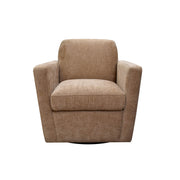 Cooper Swivel Club Chair - Latte Chenille