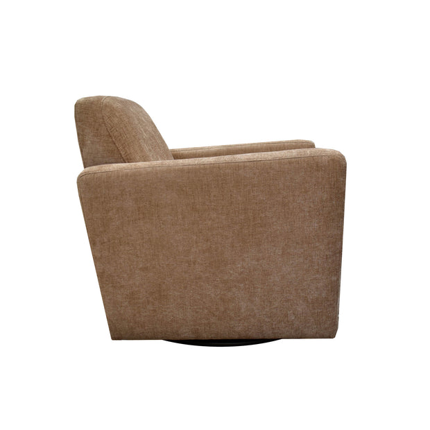 Cooper Swivel Club Chair - Latte Chenille