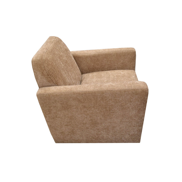 Cooper Swivel Club Chair - Latte Chenille