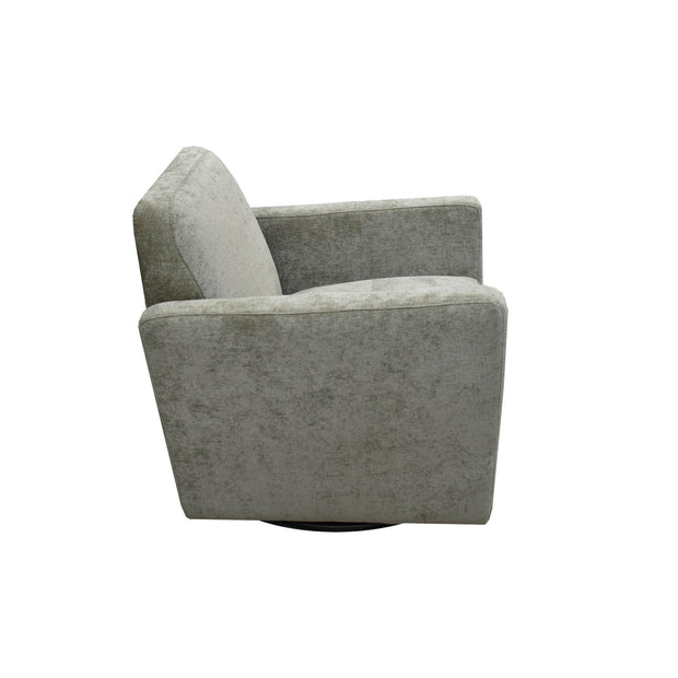 Cooper Swivel Club Chair - Sage Chenille