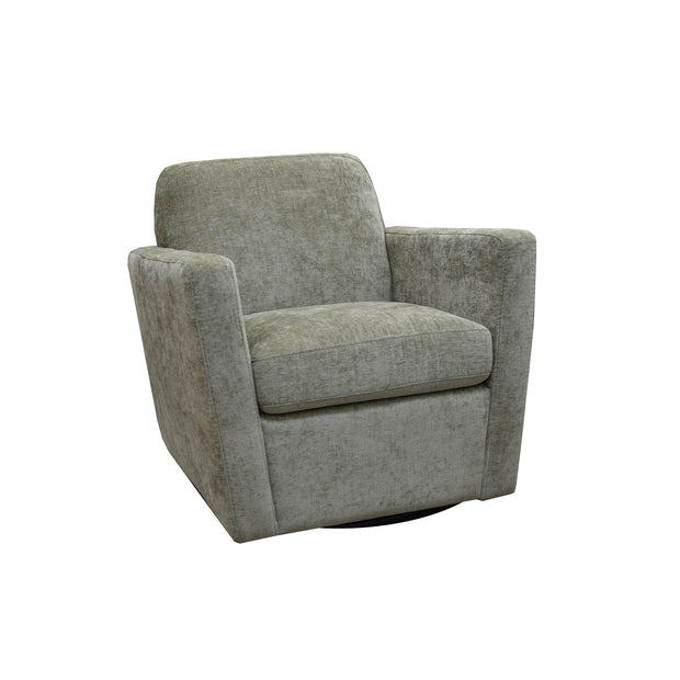 Cooper Swivel Club Chair - Sage Chenille