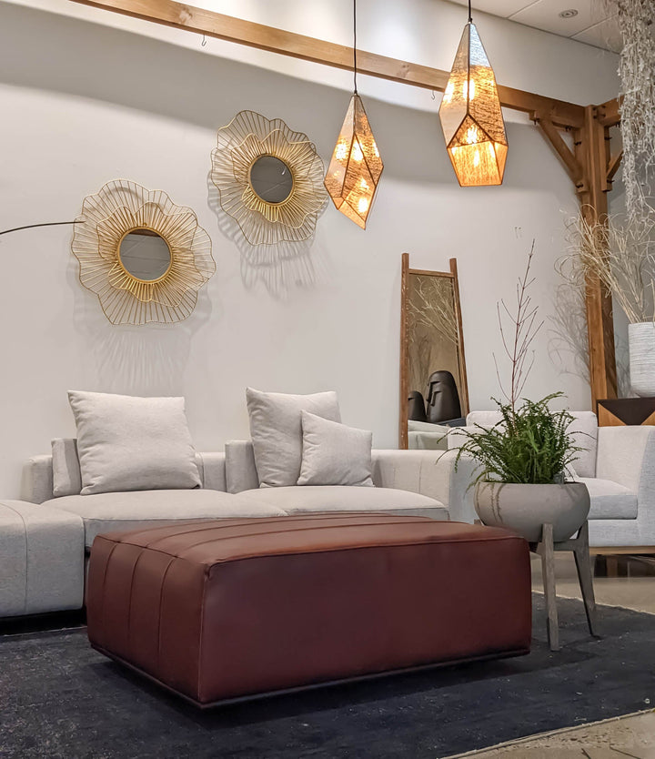 Sullivan Ottoman - Tobacco