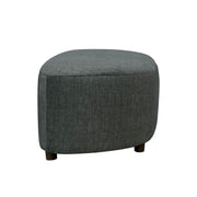 Isabella Ottoman - Polished Pewter