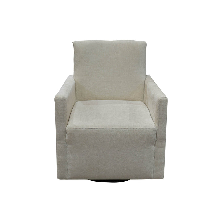 Riley Swivel Club Chair - Ivory