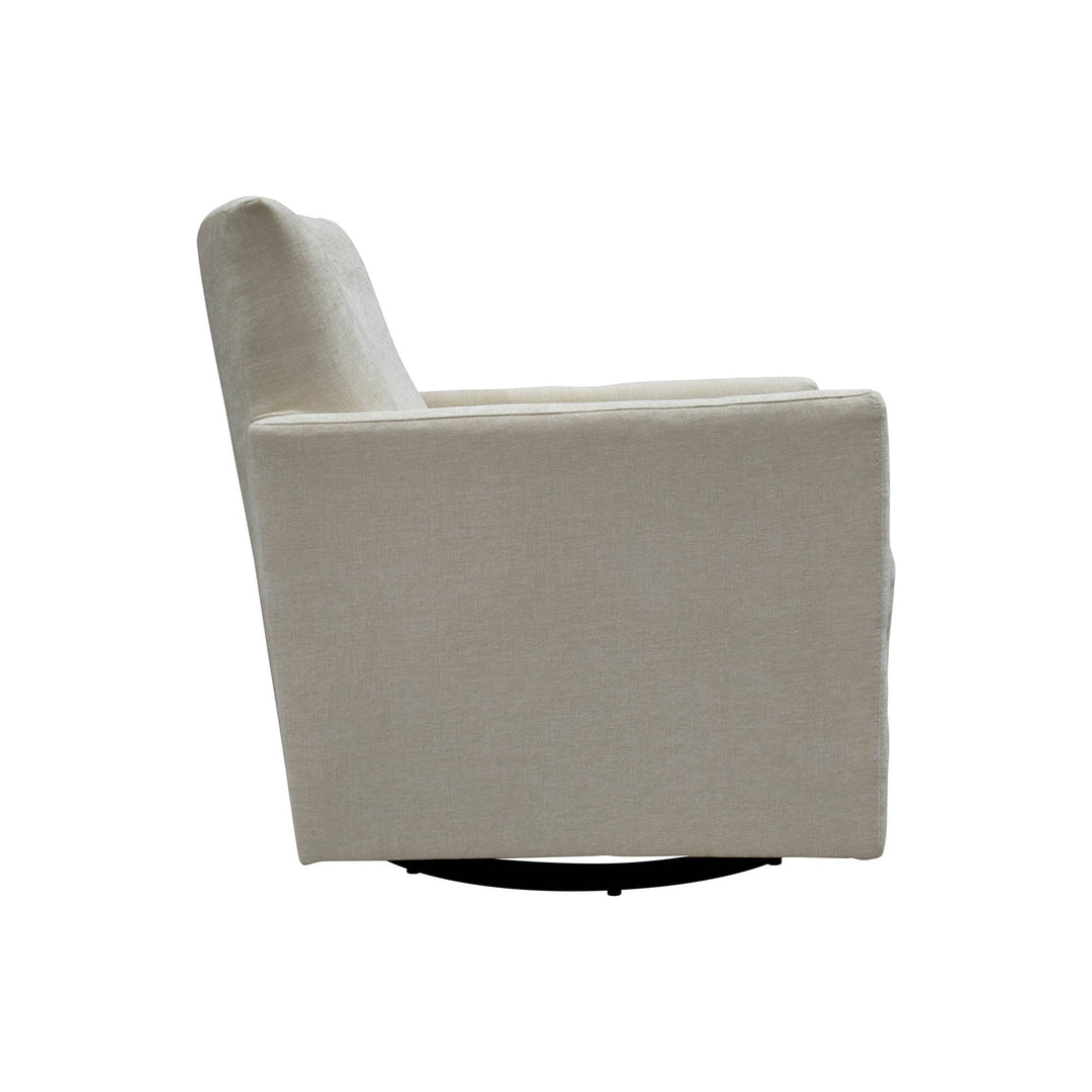 Riley Swivel Club Chair - Ivory
