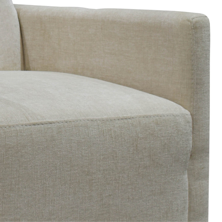 Riley Swivel Club Chair - Ivory