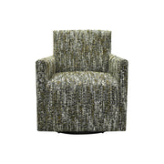 Riley Swivel Club Chair - Paris Green