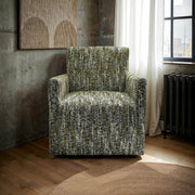 Riley Swivel Club Chair - Paris Green