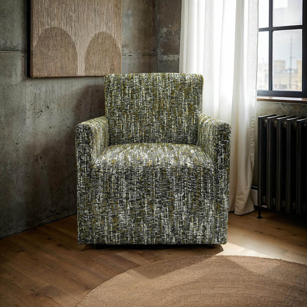 Riley Swivel Club Chair - Paris Green