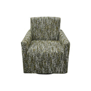 Riley Swivel Club Chair - Paris Green