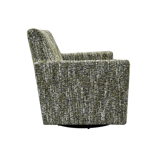 Riley Swivel Club Chair - Paris Green