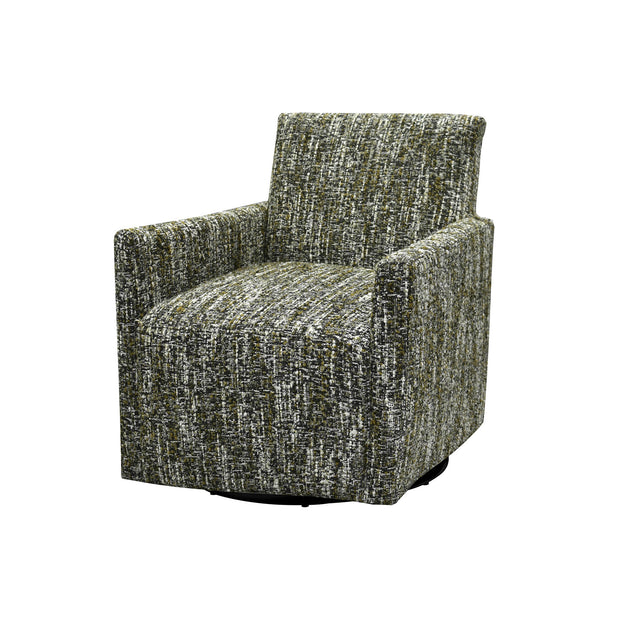 Riley Swivel Club Chair - Paris Green