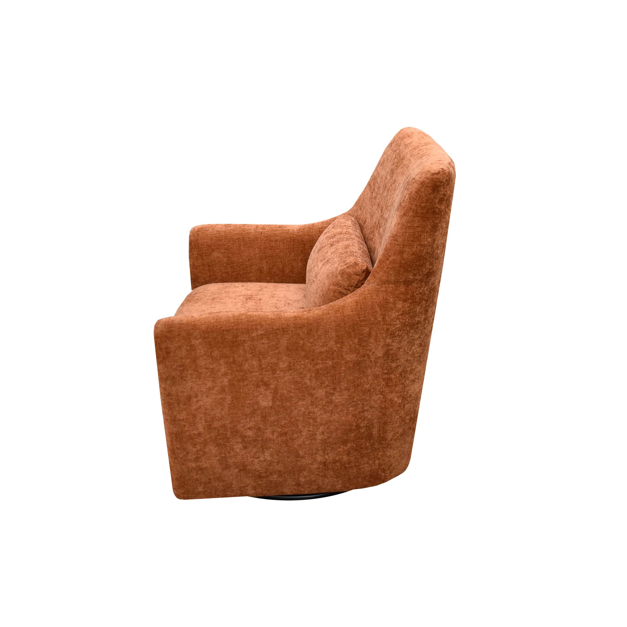 Lilith Swivel Chair - Brick Chenille – LH Home