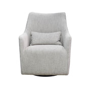 Lilith Swivel Chair - Woven Linen