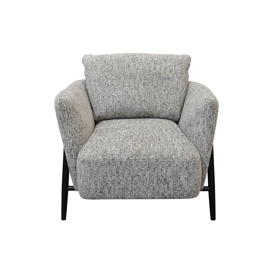 Beaux Club Chair - Granite Tweed