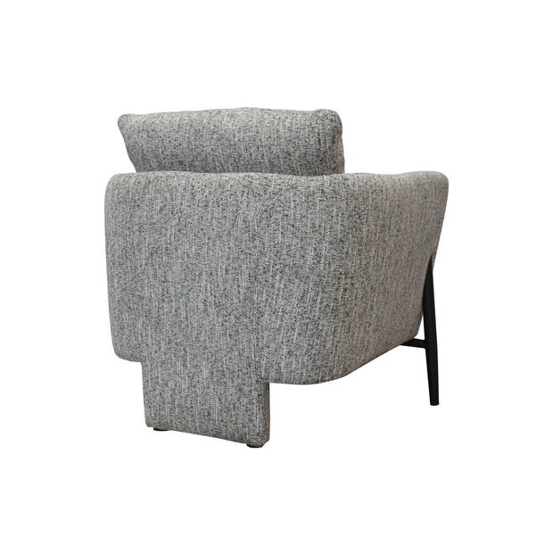 Beaux Club Chair - Granite Tweed