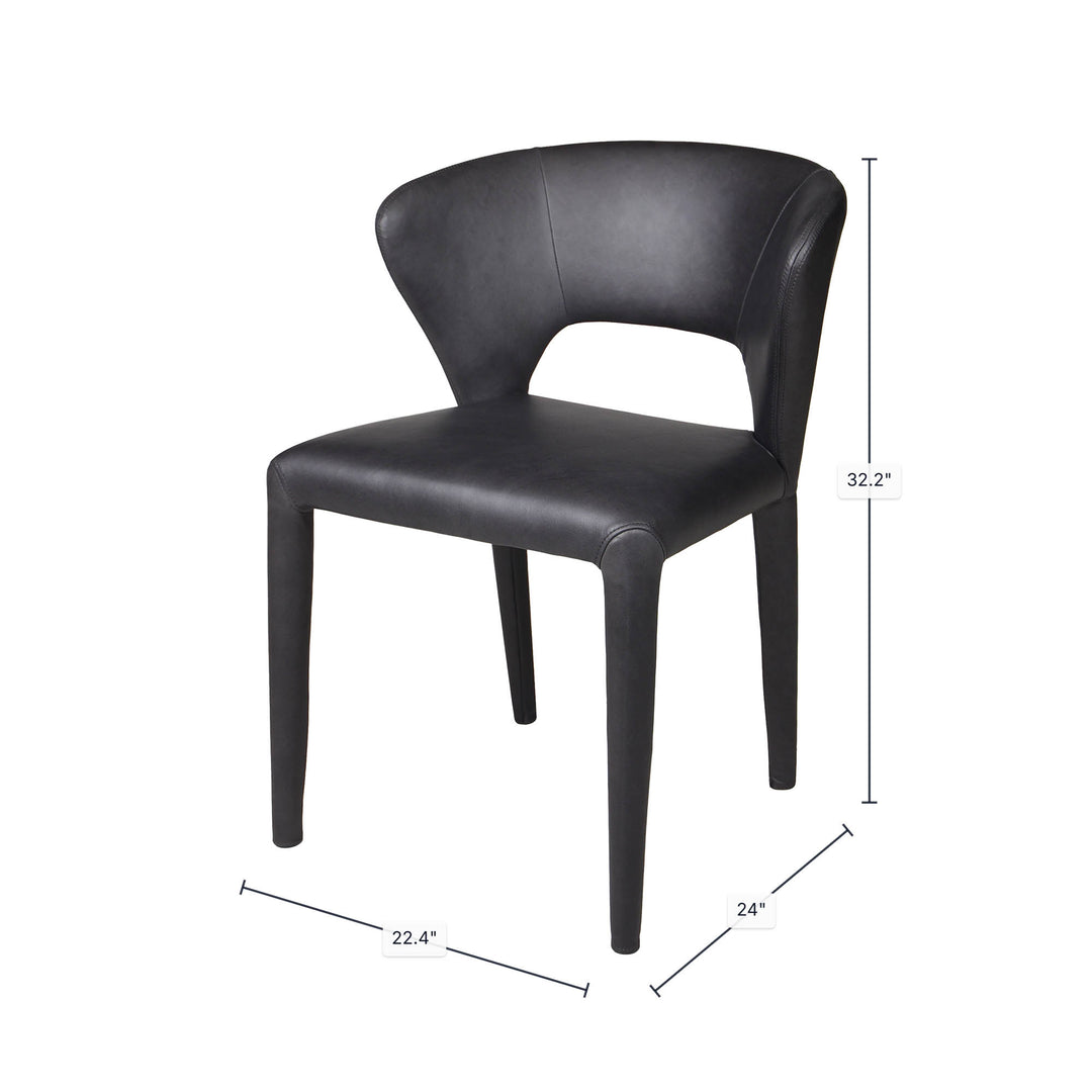 Dakota Dining Chair - Vintage Black