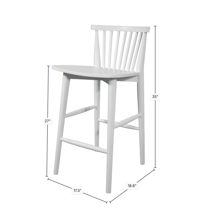 Easton Counter Stool - White