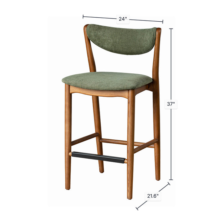 Elevation Counter Stool - Aspen Green