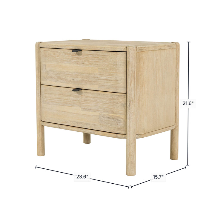 Exposure 2 Drawer Nightstand