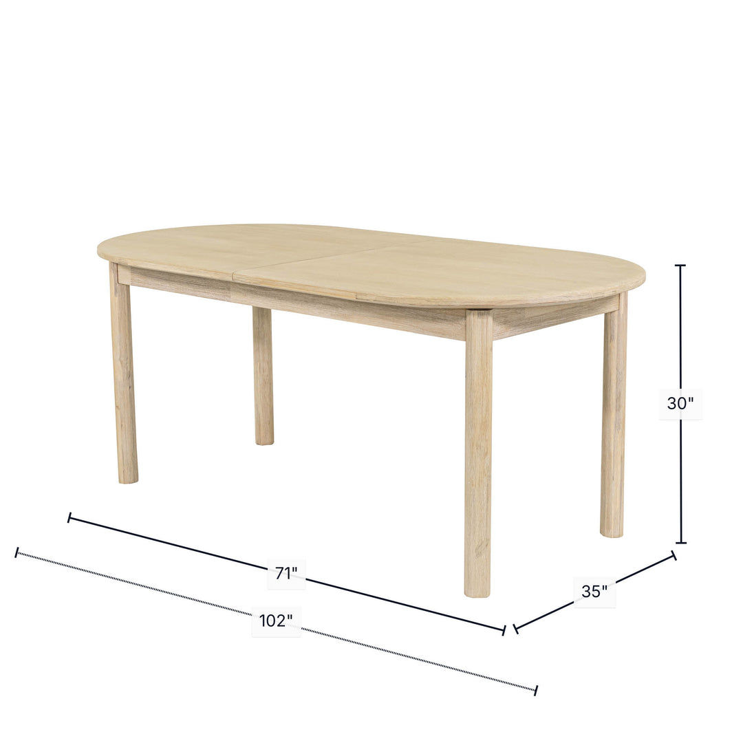 Exposure Extension Dining Table 71/102"