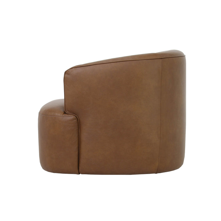 Fireside Swivel Club Chair - Antique Sienna