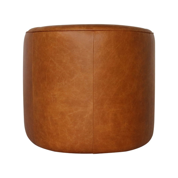 Fireside Swivel Club Chair - Antique Sienna