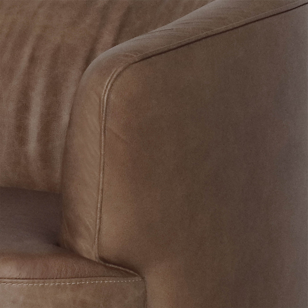 Fireside Swivel Club Chair - Antique Sienna