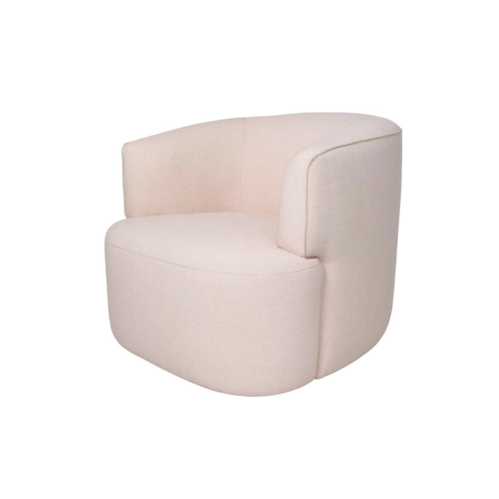 Fireside Swivel Club Chair - Blush