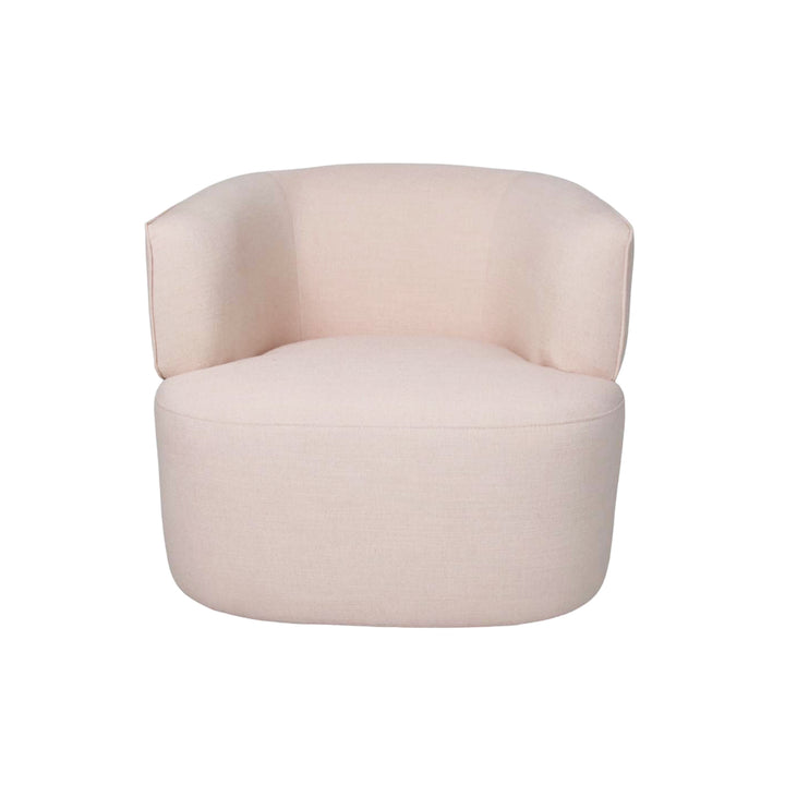 Fireside Swivel Club Chair - Blush