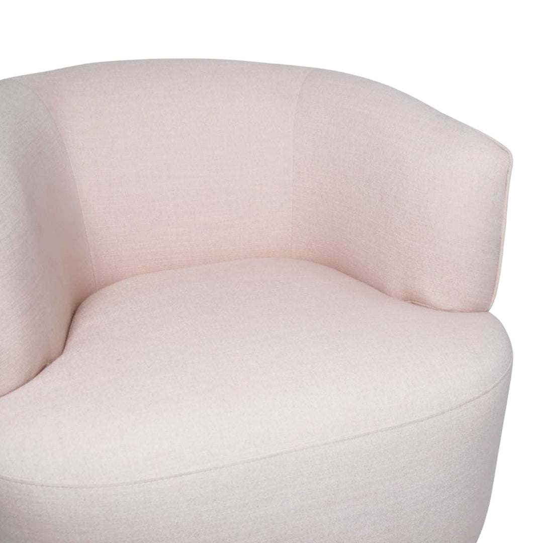 Fireside Swivel Club Chair - Blush